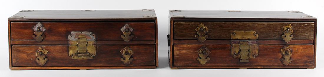 Chinese Wood Cash Boxes (1 of 5)