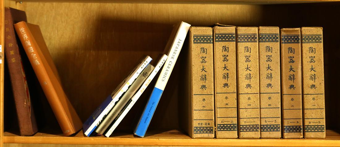 One Shelf of Books on Japanese Ceramics (1 of 1)