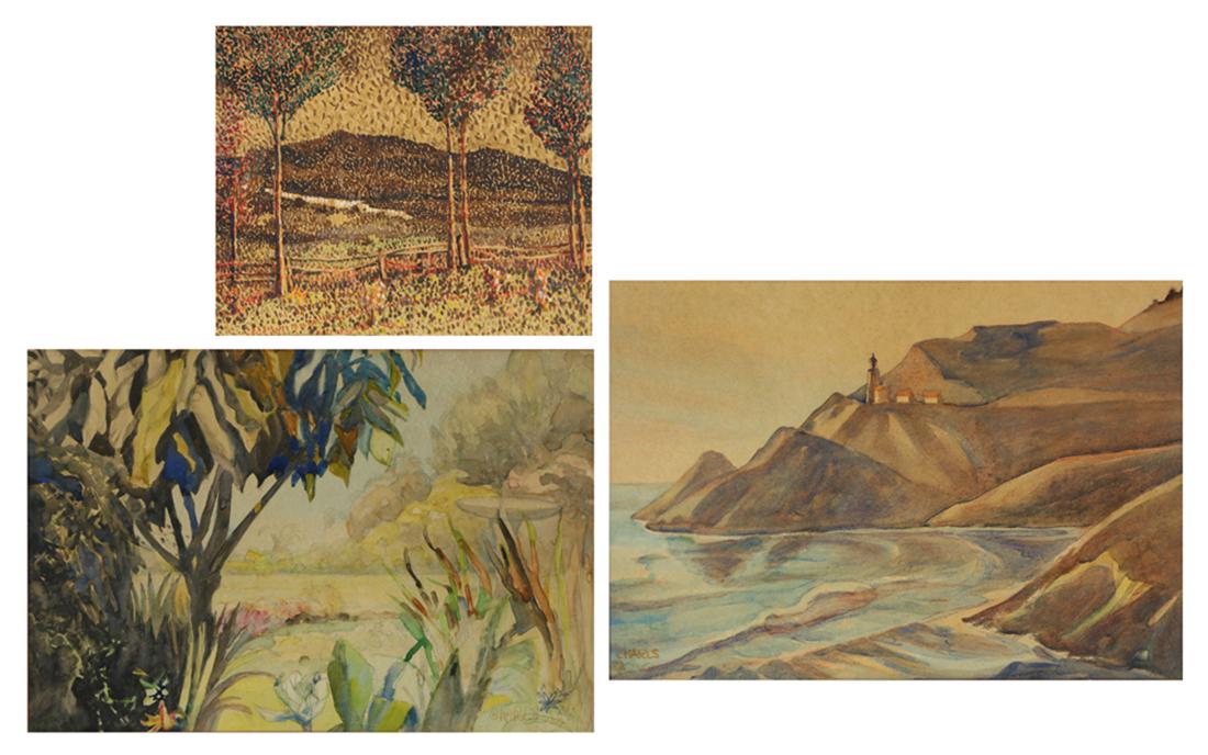 Watercolors, Charles “Charls” Garfield Tracy (1 of 14)