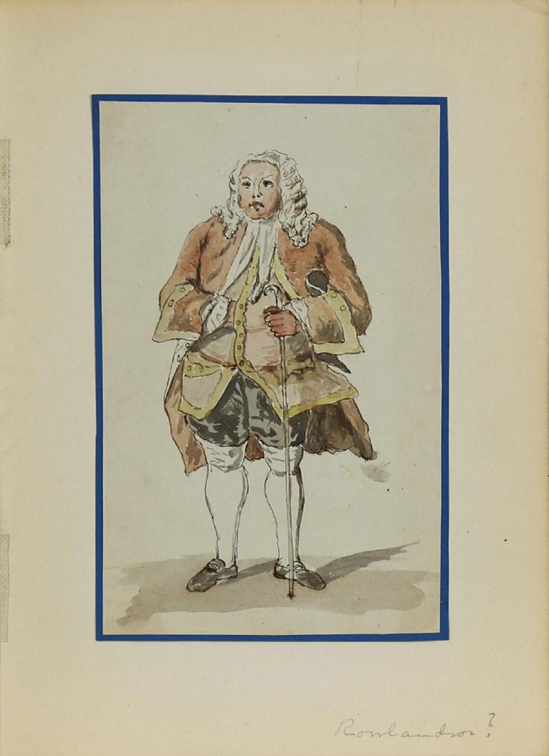 Watercolor, Attributed to Thomas Rowlandson (1 of 1)