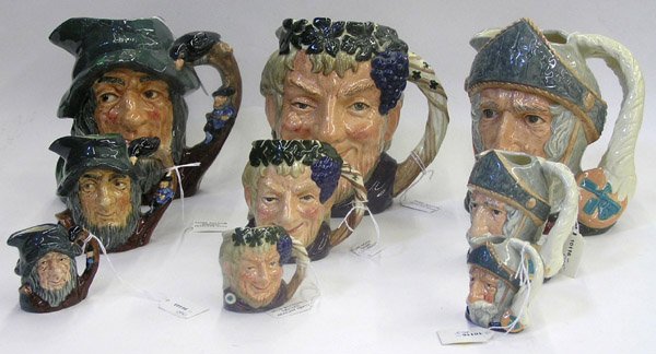 Royal Doulton character mugs Toby