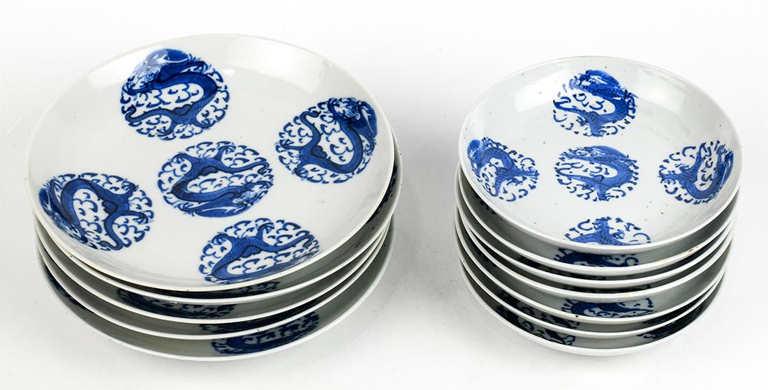 Chinese Blue-and-White Porcelain Plates (1 of 7)