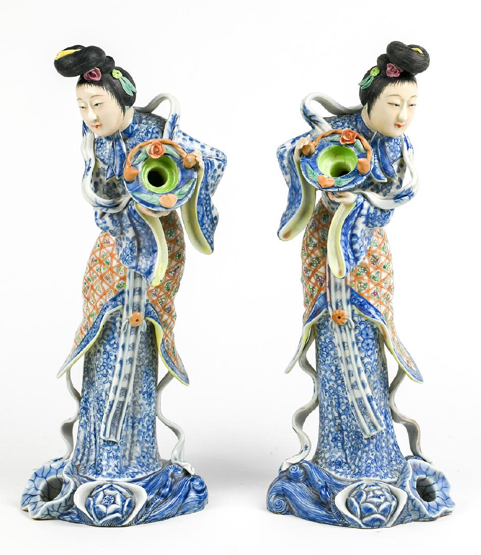 Chinese Porcelain Celestial Beauties (1 of 4)