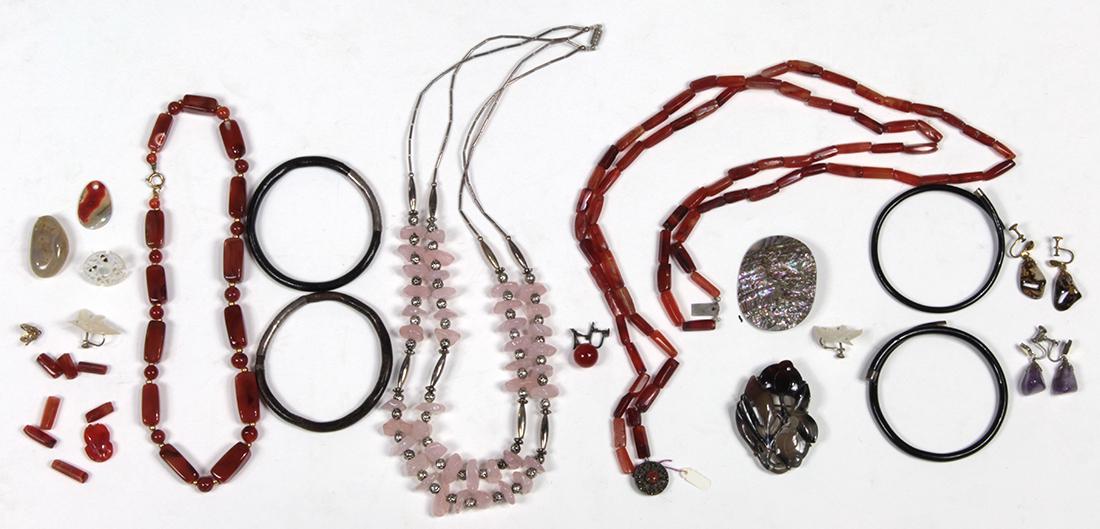 Collection of multi-stone bead, coral, silver and metal (1 of 1)