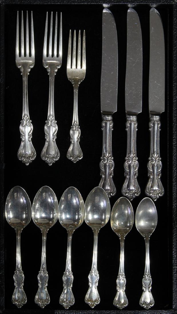 (lot of 12) Reed and Barton partial sterling flatware (1 of 2)