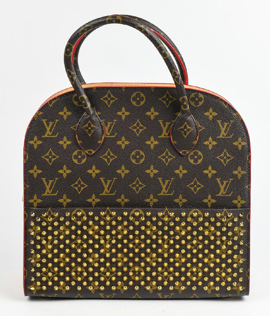 Louis Vuitton style handbag, executed in brown monogram (1 of 6)
