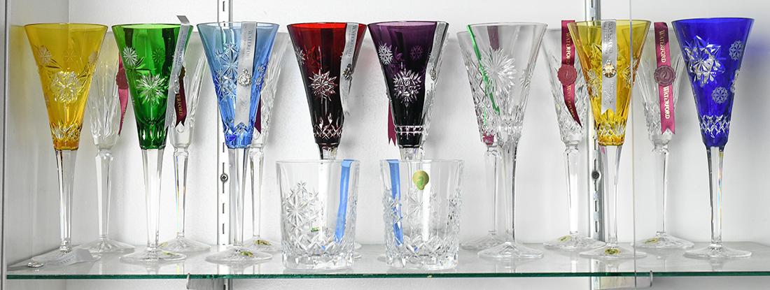 (lot of 18) Waterford stemware group, consisting of (6) (1 of 3)