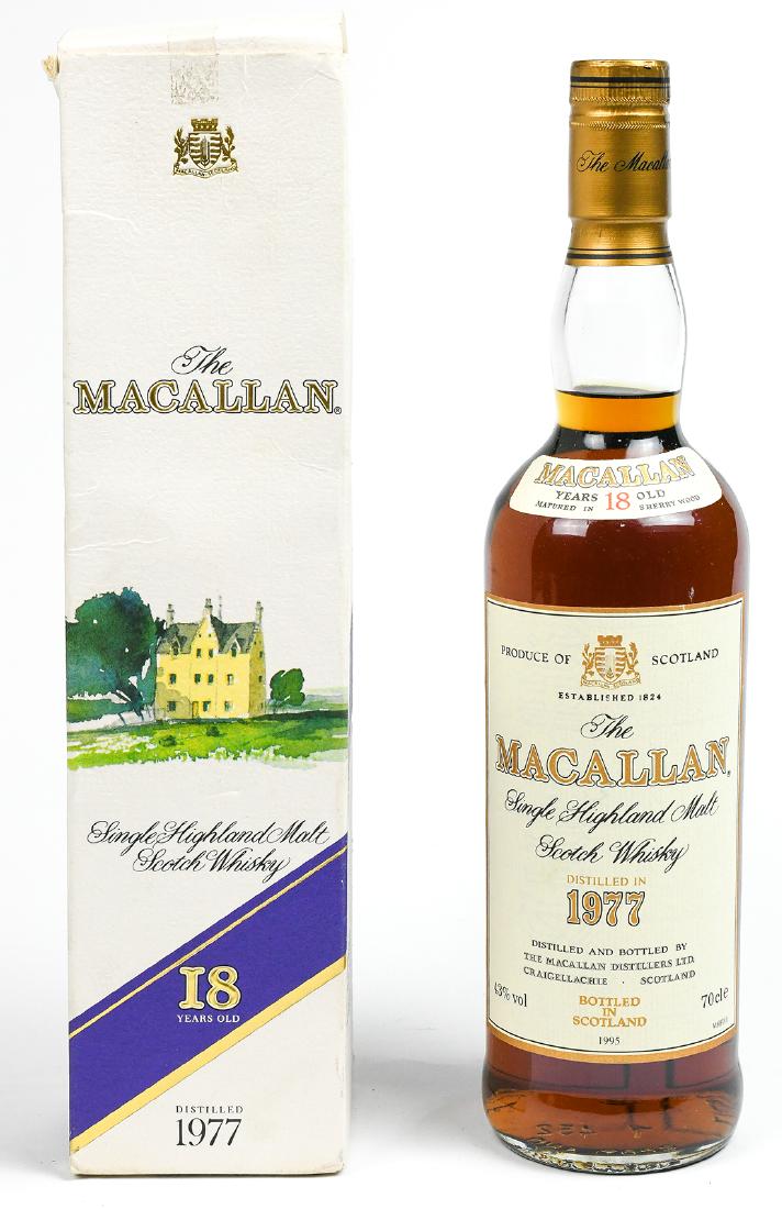 1995 Macallan Single Highland Malt Scotch Whisky, (1 of 3)