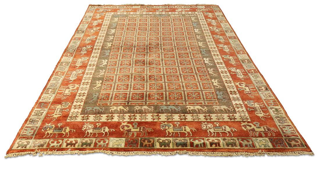 Laristan Village Tribal carpet, 6' x 9' (1 of 3)