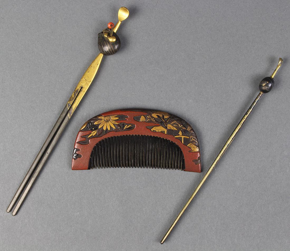 Japanese Hair Ornaments, Edo Period (1 of 6)