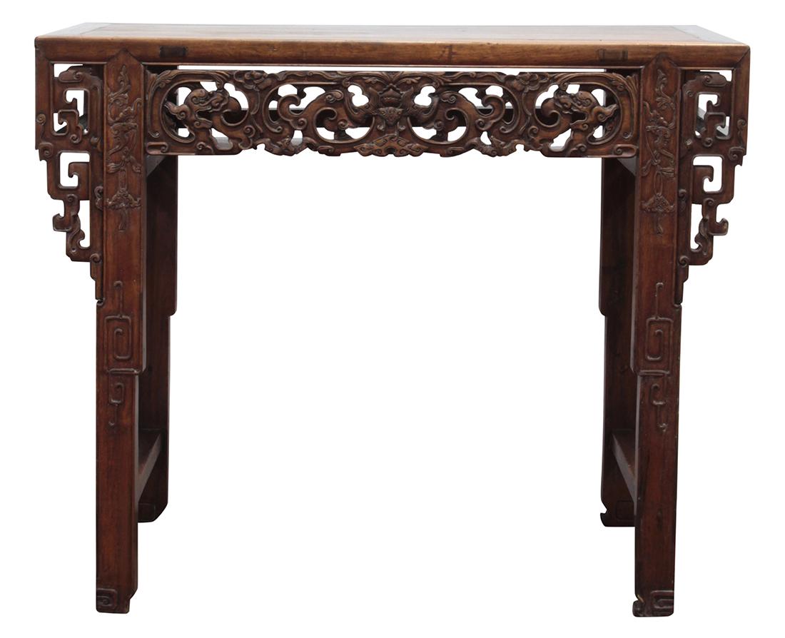 Chinese Altar Table, Dragon/Bats (1 of 4)