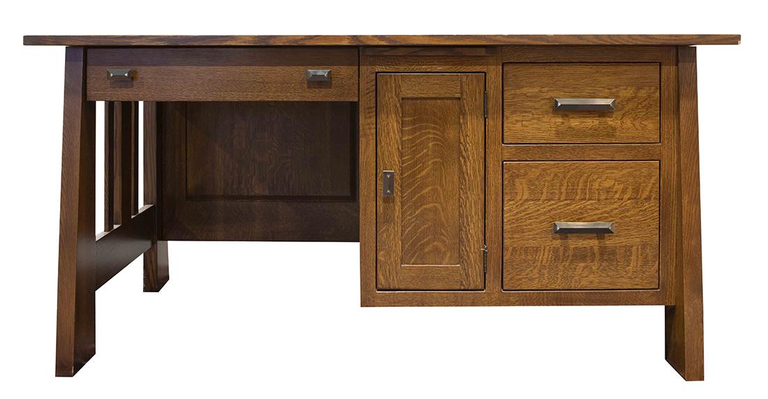 Arts And Crafts Style Desk Aug 11 2019 Clars Auction Gallery