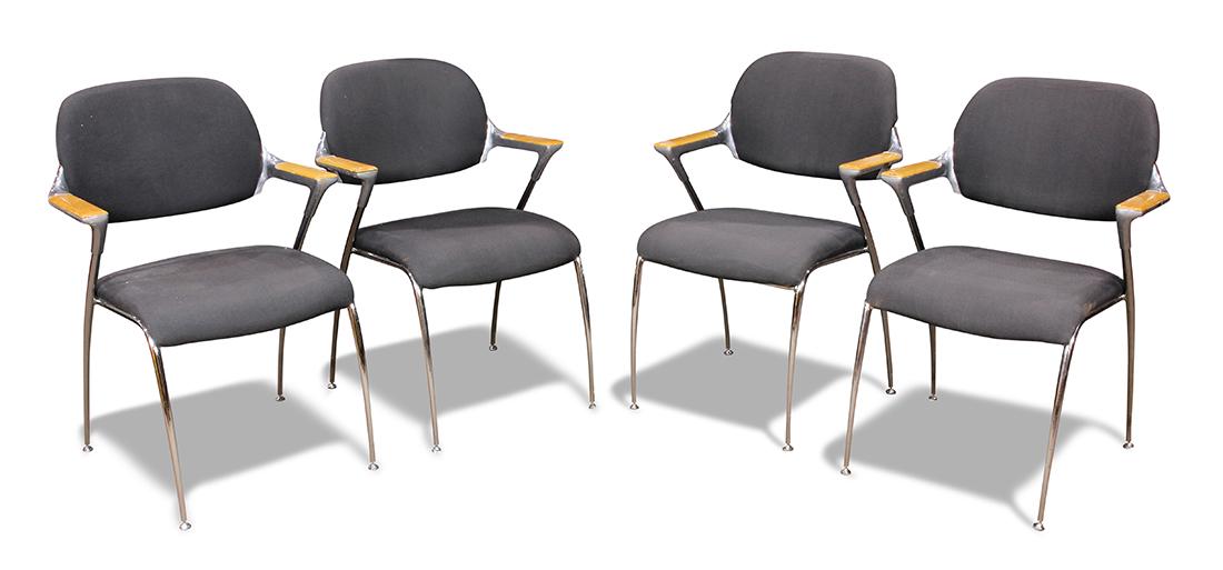 (lot of 4) Modern Thonet armchairs (1 of 9)