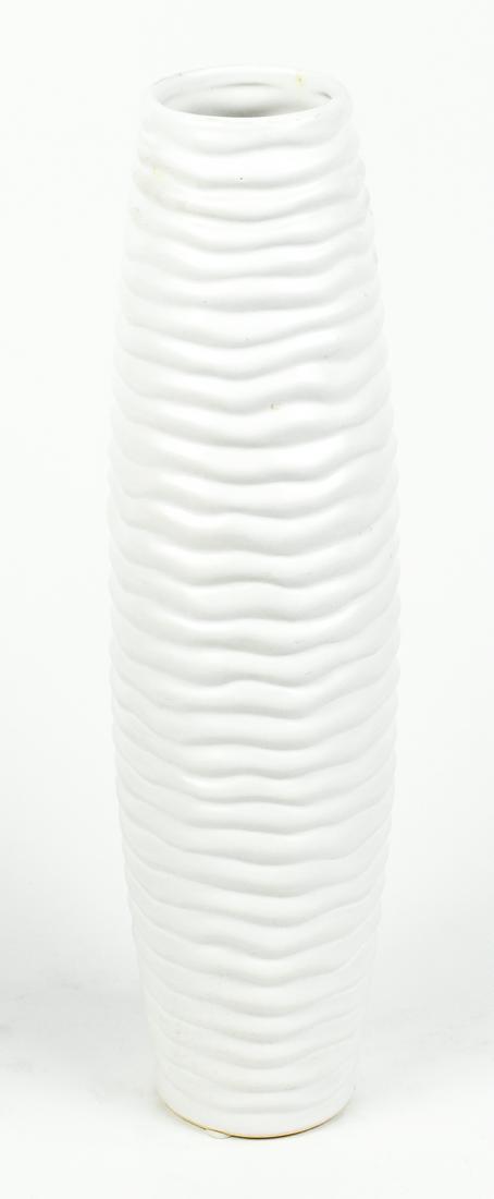 (lot of 3) Moderne metal and ceramic cylindrical vessel (1 of 2)