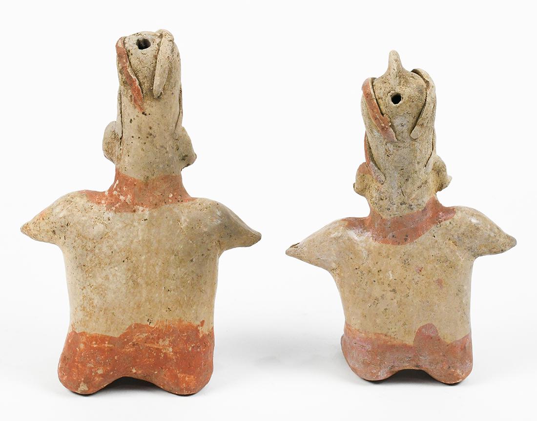 (Lot of 2) Pair of Pre-Columbian style Jalisco figures, (1 of 2)