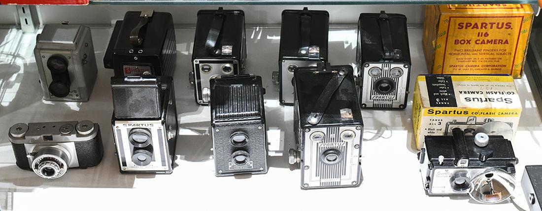 One shelf of Spartus cameras (1 of 1)