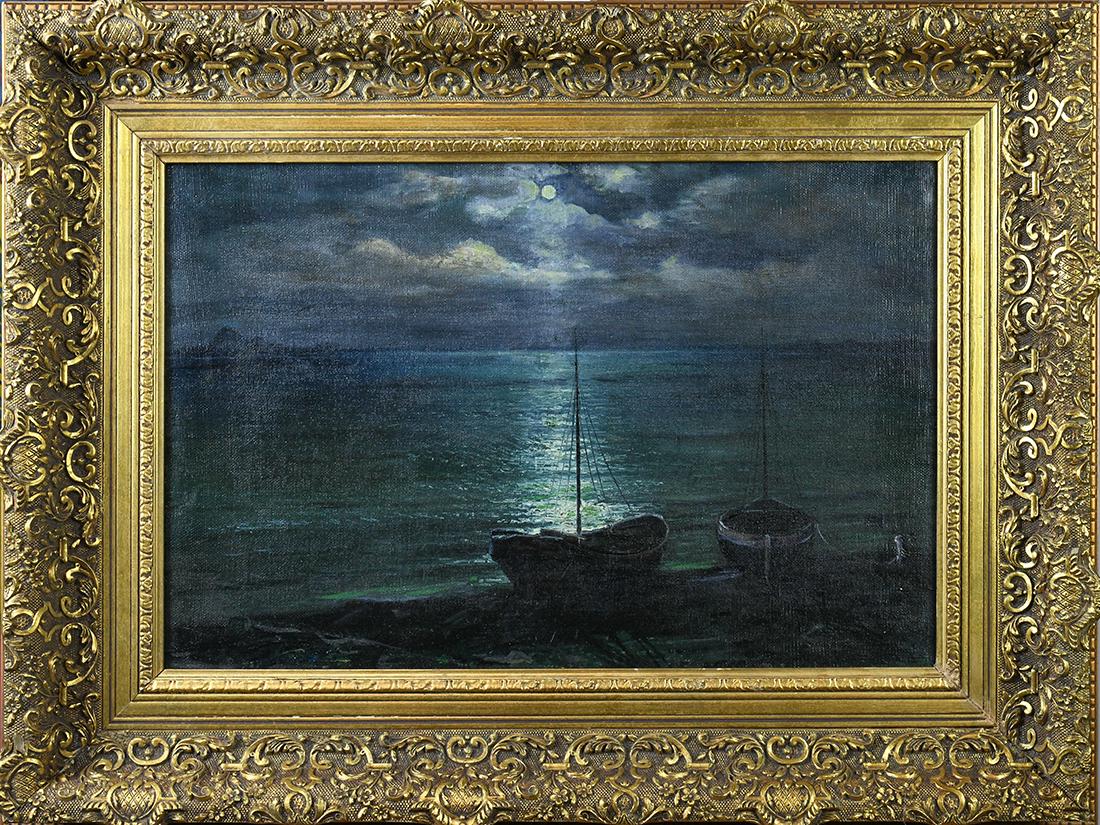 Painting, Moonlight on the Bay (1 of 1)