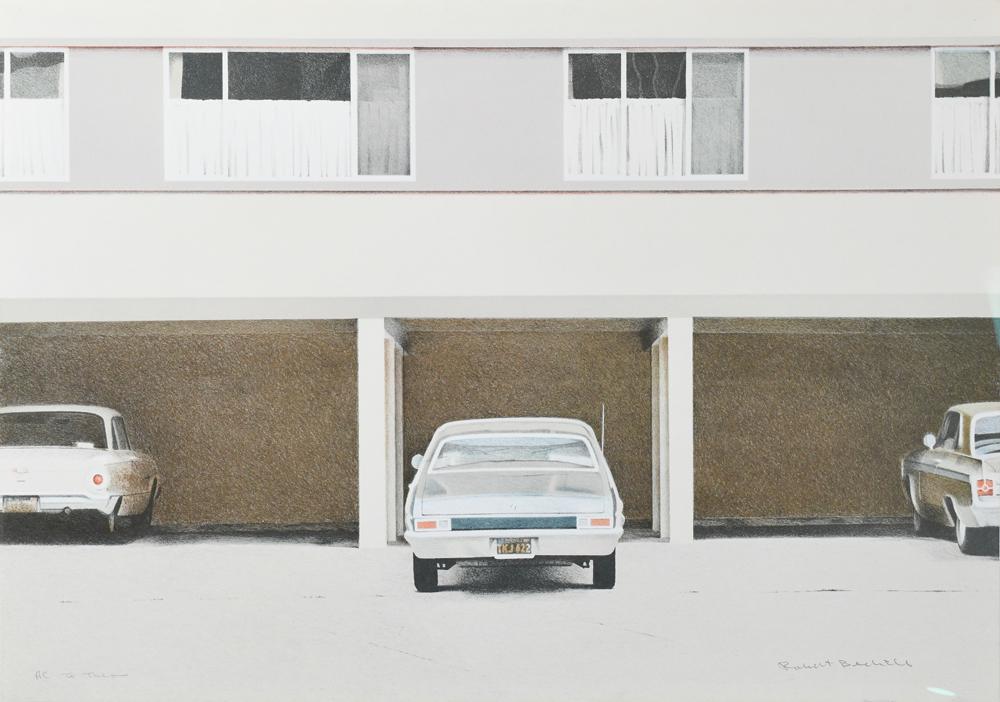Print, Robert Bechtle: Robert Bechtle (American, 1932), "68 Nova," lithograph in colors, pencil signed lower right, edition H.C., sheet: 24"h x 33.5"w, overall (with frame): 28"h x 37.5"w