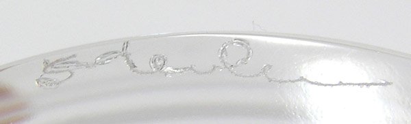 Steuben glass lidded bowl - 4