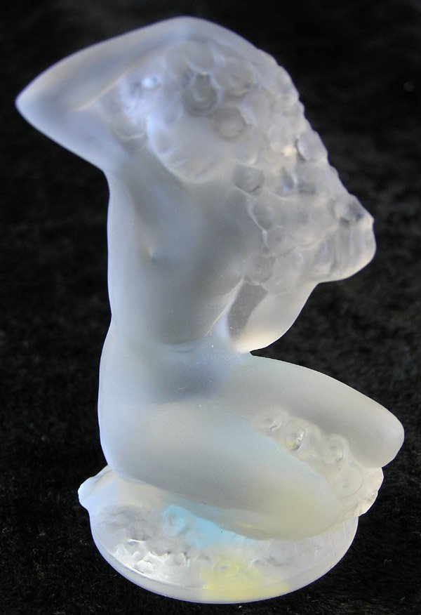 Lalique frosted crystal figural seals - 3