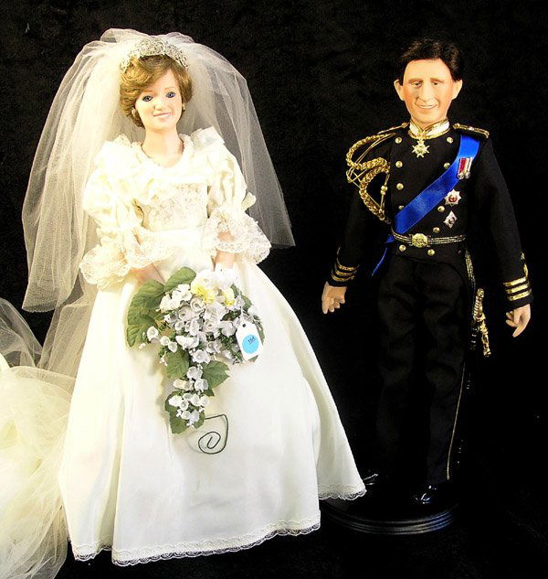 danbury mint princess diana bride doll
