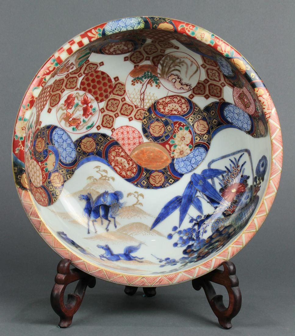 Japanese Imari Deep Bowl (1 of 5)