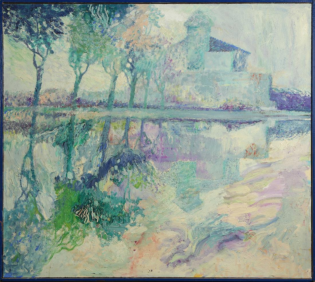 Painting, Manner of Claude Monet (1 of 1)