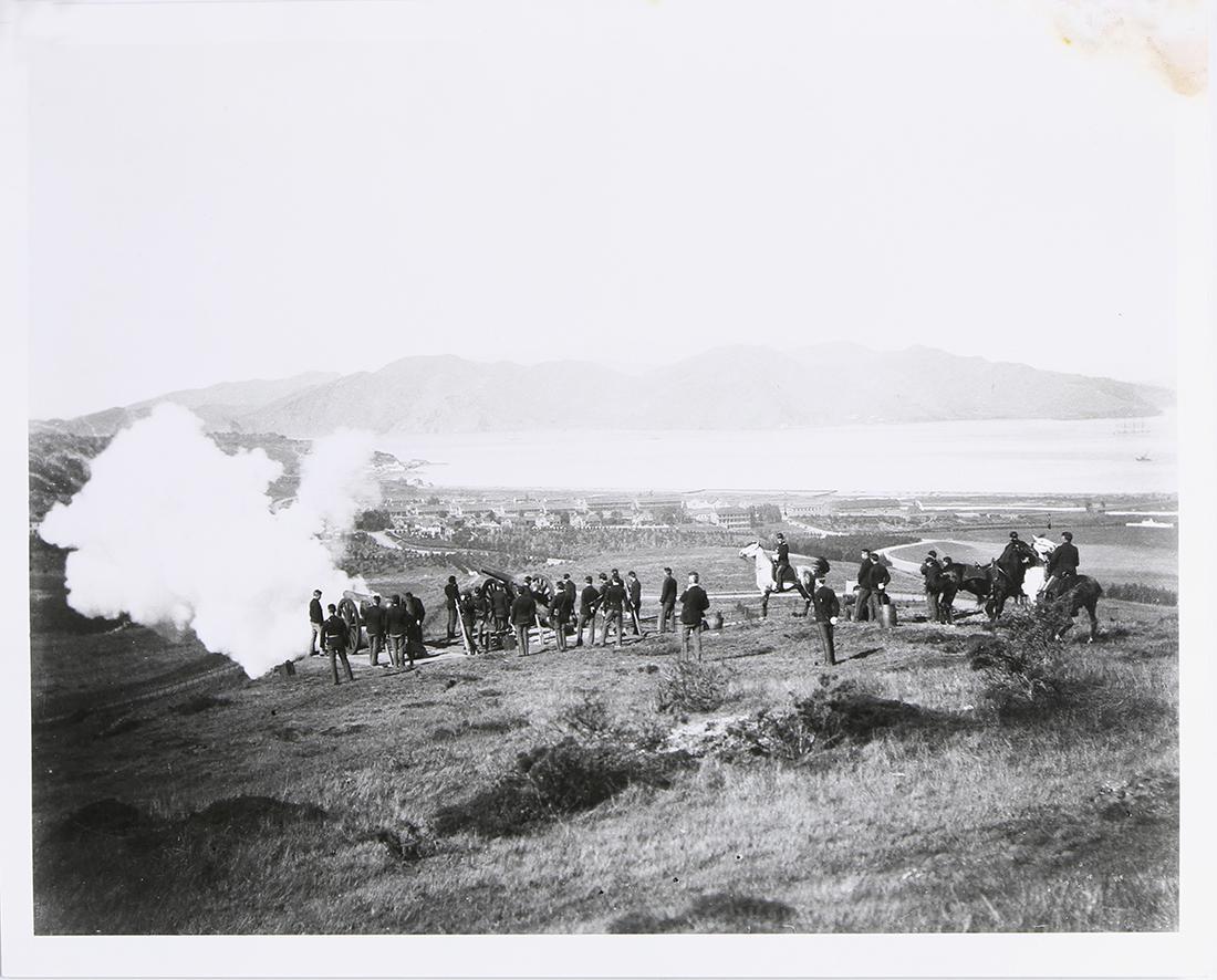 Photograph, Carleton E. Watkins: Carleton E. Watkins (American, 1829-1916), Canons in the Distance, gelatin silver print, artist stamp verso, sheet (unframed): 8"h x 10"w