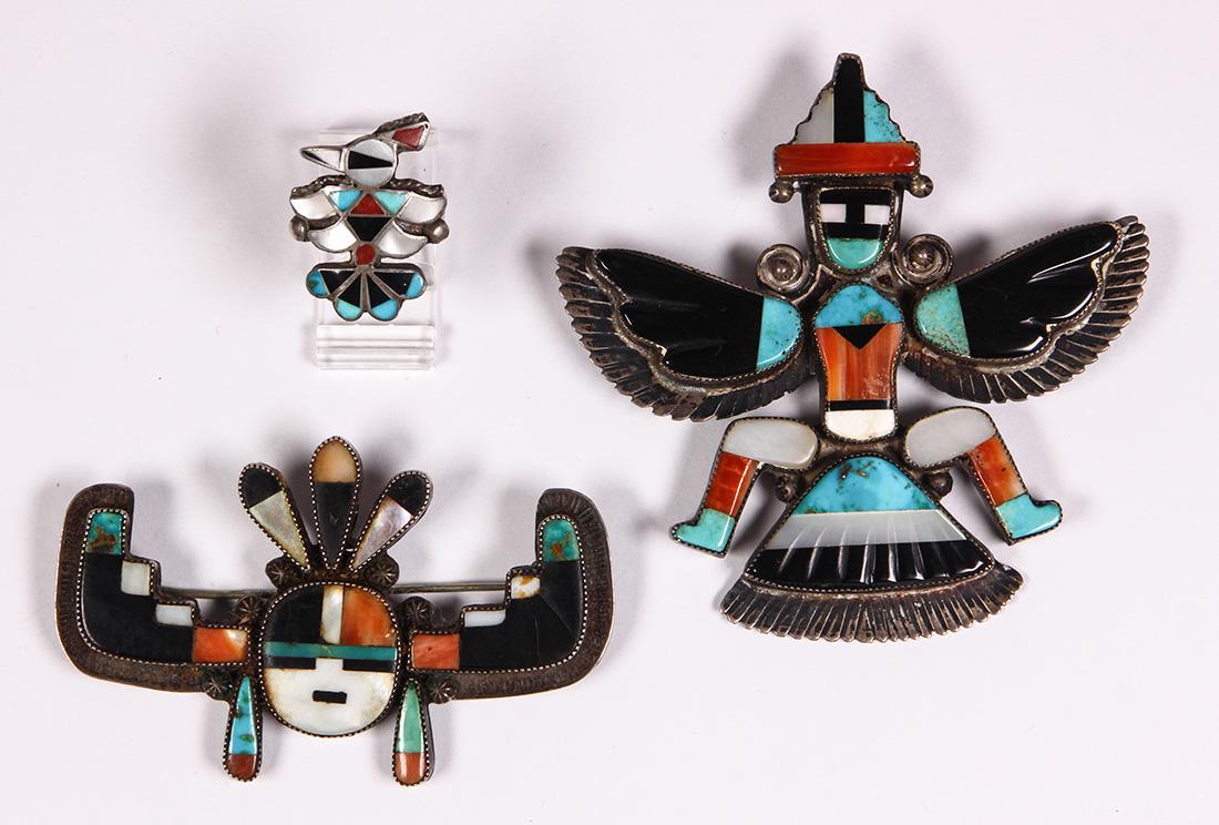 Native American multi-stone, silver and metal jewelry (1 of 2)