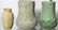Weller Pottery group, consisting of vases with
