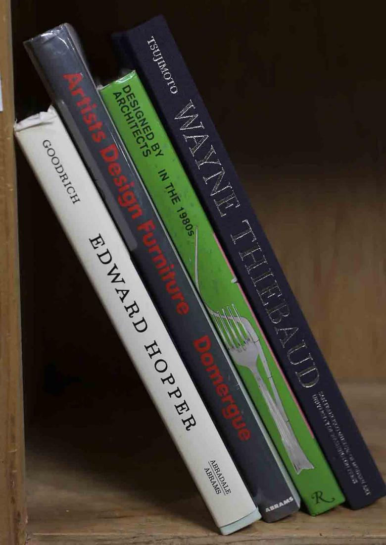 One shelf with art books comprising a volume on Edward (1 of 1)