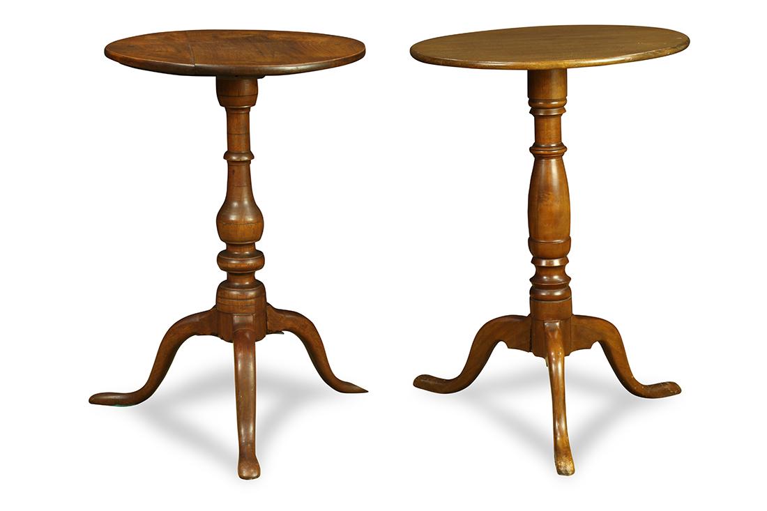 Chippendale candle stands circa 1770 (1 of 3)