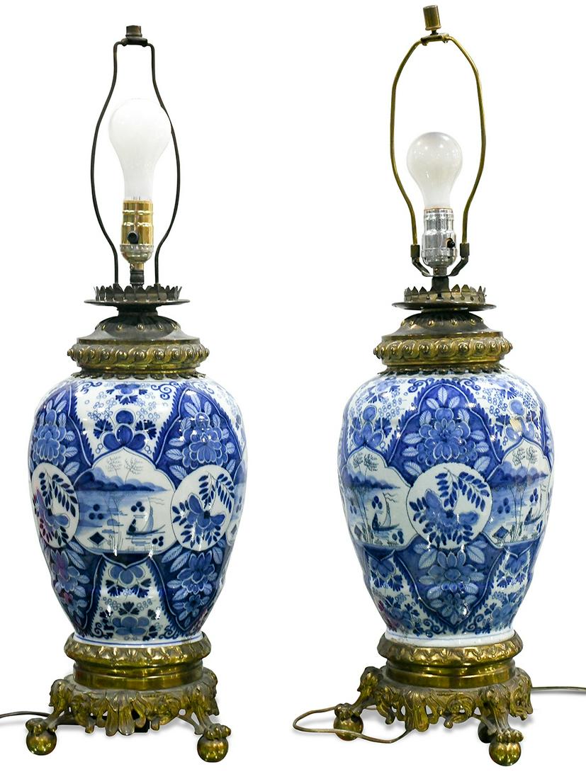 Pair of Chinoiserie decorated bronze mounted table (1 of 2)