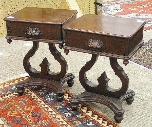 Carl Forslund Cherrywood Side Tables Aug 03 2014 California Auctioneers In Ca