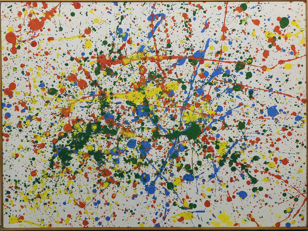 Painting, Dennis Pearson: Dennis Pearson (American, b. 1939), Untitled, 1999, oil on canvas, signed and dated verso, overall (with frame): 36"h x 48.5"w