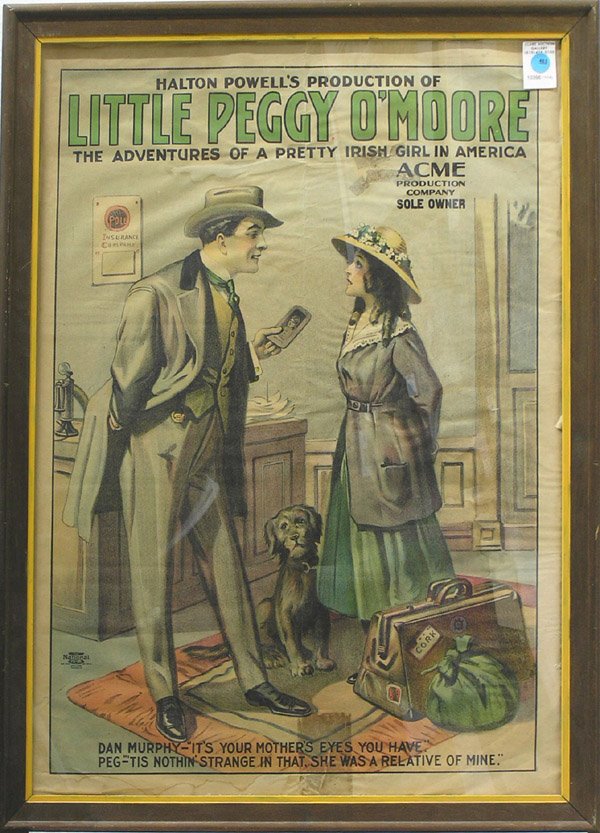Lithograph, Peggy O'Moore, vintage