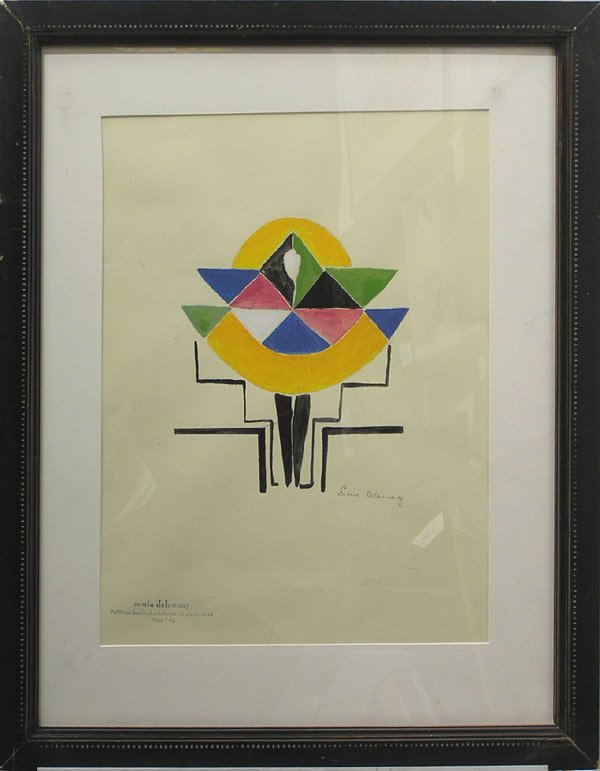 Painting, after Sonia Delaunay, French