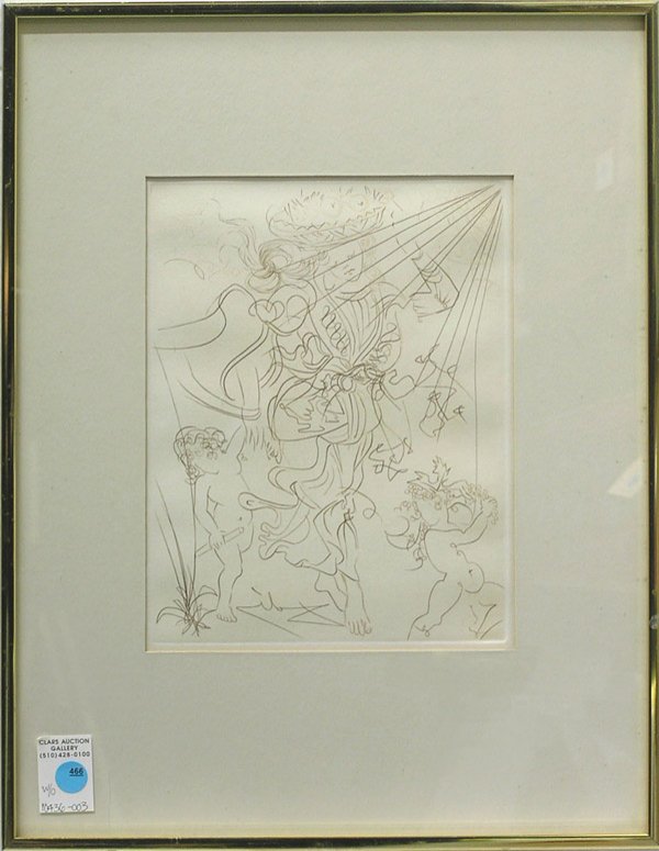 Etching, after Dali, Autumn
