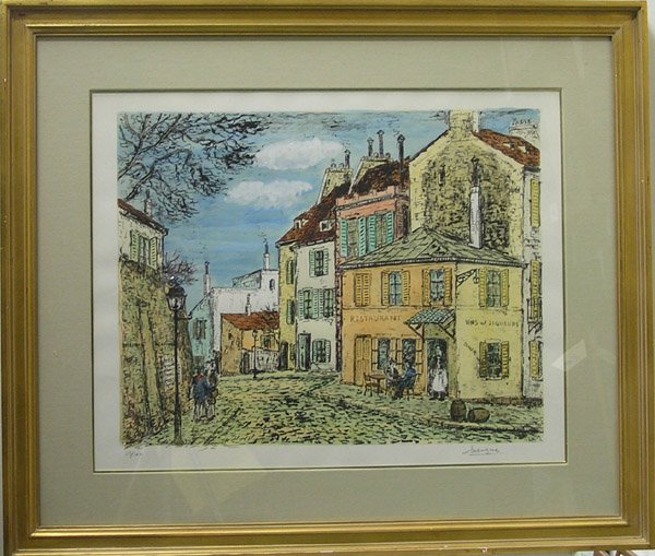 Lithograph, French, Genre