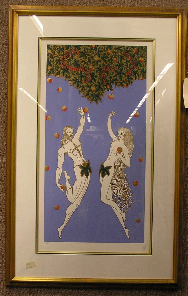 Print Erte Adam Eve