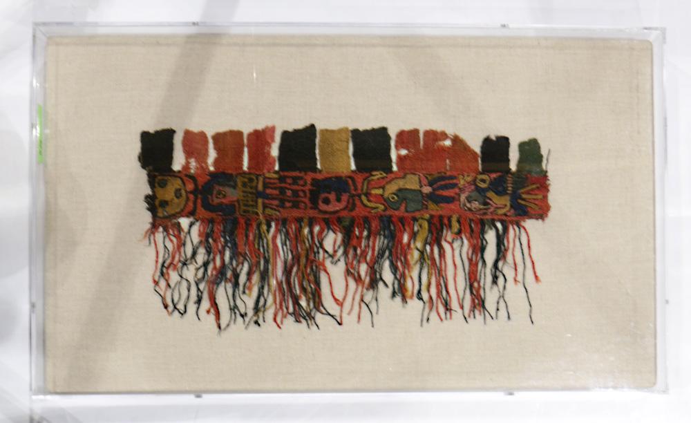 A framed Coptic textile (1 of 1)