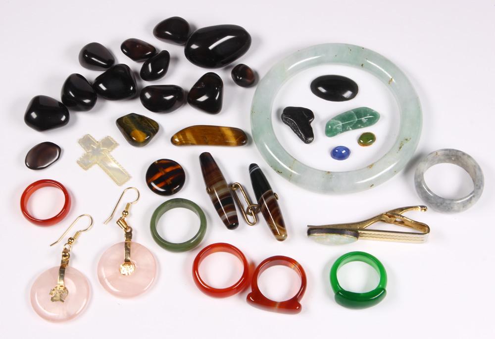 Collection of multi-stone, metal jewelry (1 of 2)