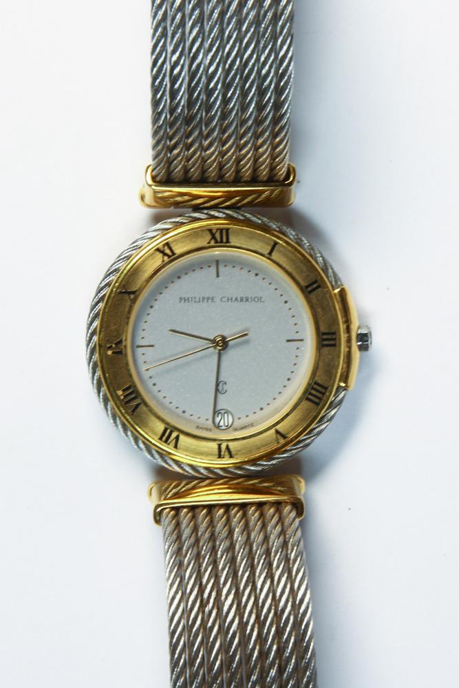 Philippe Charriol two tone cable wristwatch (1 of 2)