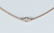 Diamond, 14k rose gold necklace