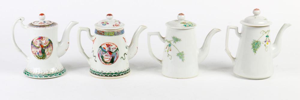 Chinese Famille-rose Tea Pots (1 of 10)