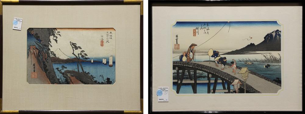 Japanese Woodblock Prints, Hiroshige (1 of 6)