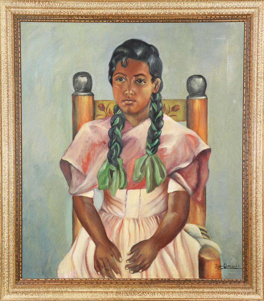 Painting, Portrait of a Young Girl (1 of 1)