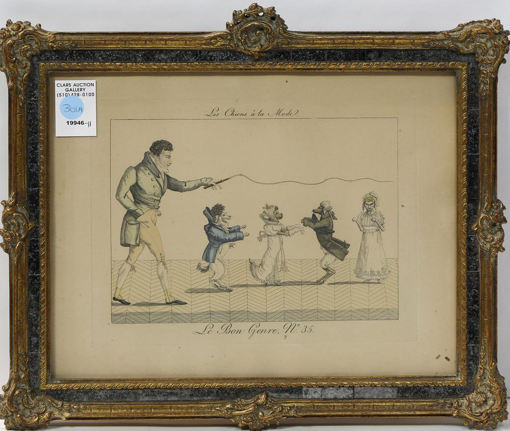 Print, Les Chiens a la Mode (1 of 1)