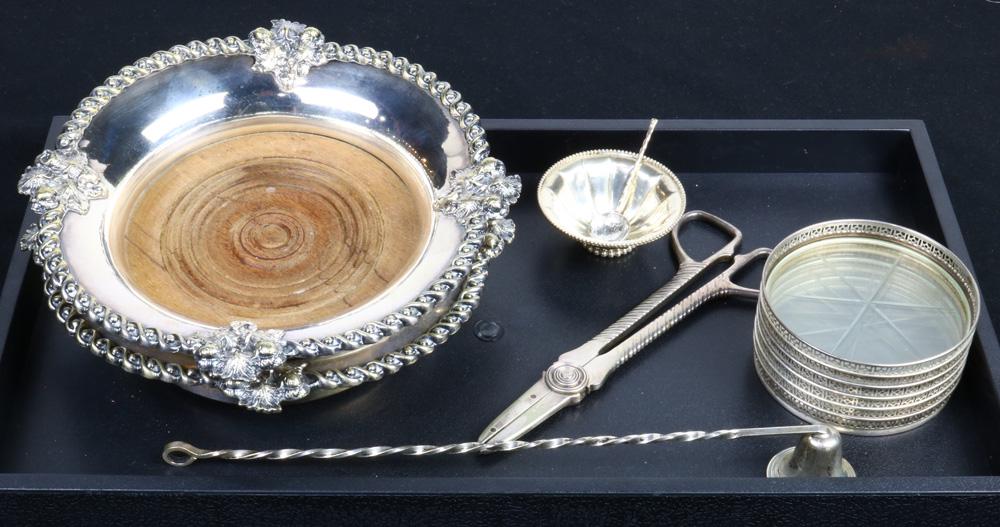 (lot of 12) Sterling salt and candle snuffer (1 of 2)