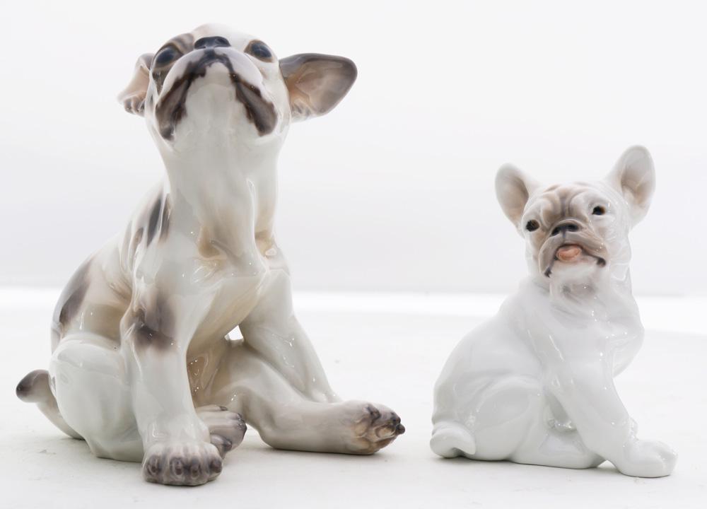 (lot of 2) French Bulldog figurines (1 of 5)